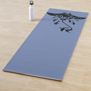 Mantarochen mit Haifischen Yogamatte