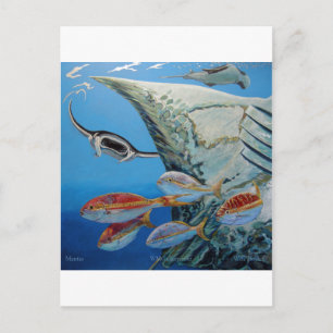 Mantarochen Postkarte