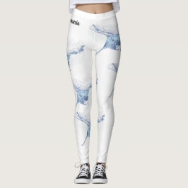 Mantarochen-Silhouette Leggings