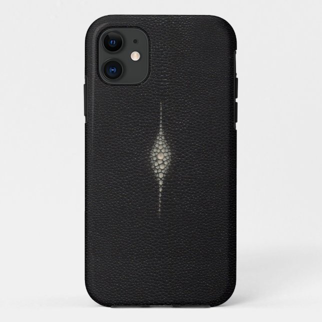MANTAROCHEN-STING-STRAHL MASERTE SCHWARZEN iPHONE Case-Mate iPhone Hülle (Rückseite)