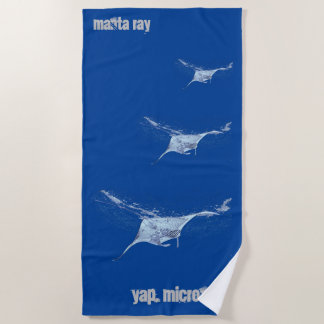 Mantarochen Strandtuch