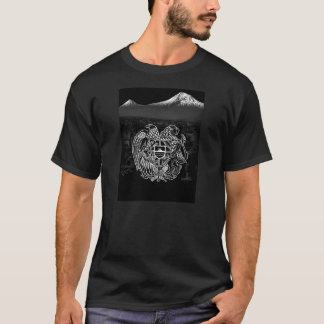 Manteau arménien de T-shirt d'Ararat de bras
