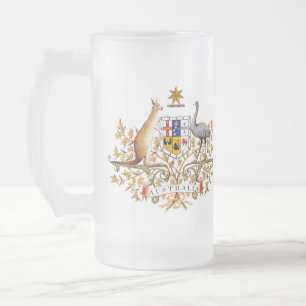 Manteau australien de tasse givrée de bras