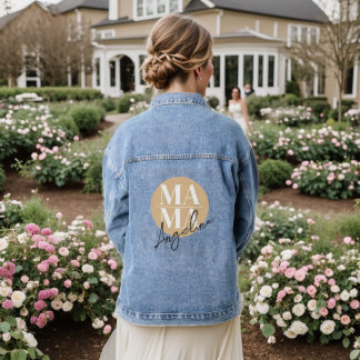 Manteau chic personnalisé MAMA Tendance pour futur