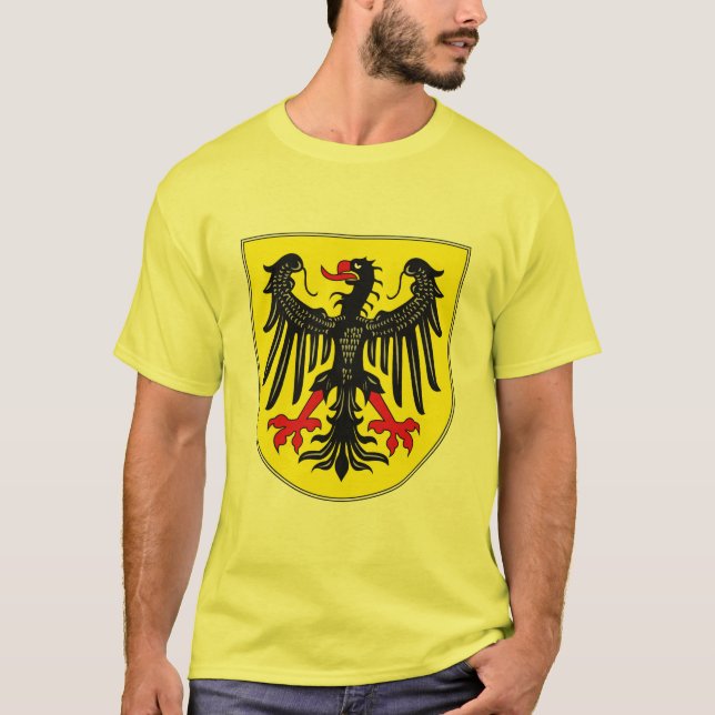 Manteau d'Aix-la-Chapelle de T-shirt de bras (Devant)