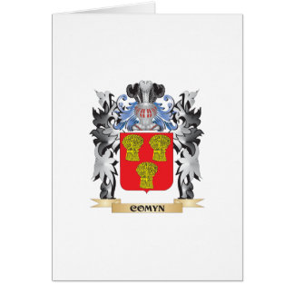 Manteau de Comyn des bras - crête de famille