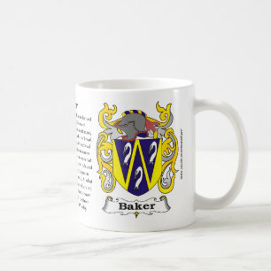 Manteau de famille de Baker de tasse de bras