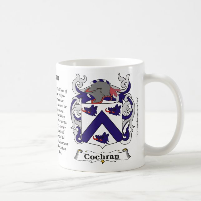 Manteau de famille de Cochran de tasse de bras (Droite)