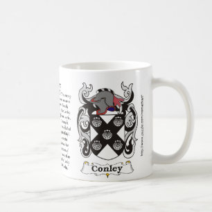Manteau de famille de Conley de tasse de bras