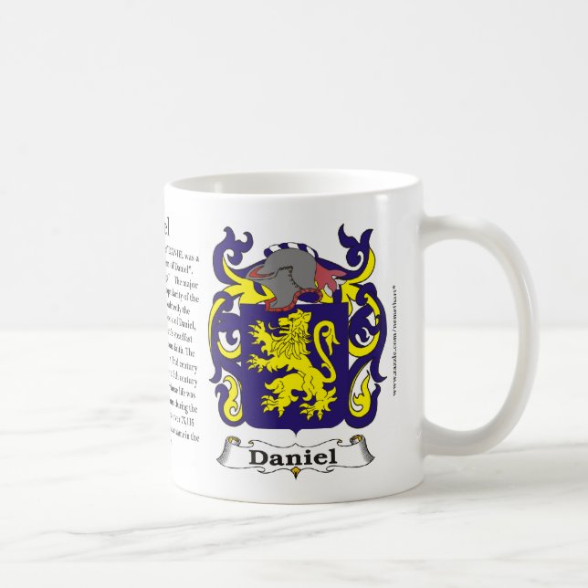 Manteau de famille de Daniel de tasse de bras (Droite)