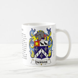 Manteau de famille de Dawson de tasse de bras