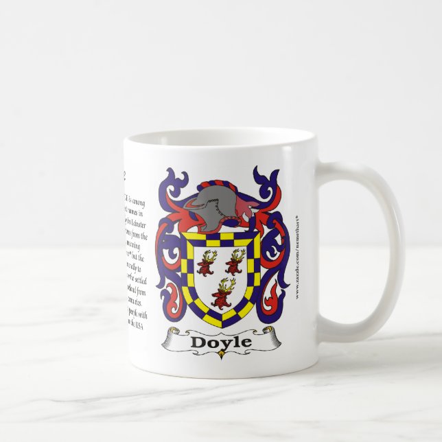 Manteau de famille de Doyle de tasse de bras (Droite)