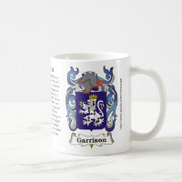 Manteau de famille de garnison de tasse de bras