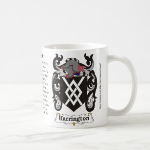 Manteau de famille de Harrington de tasse de bras