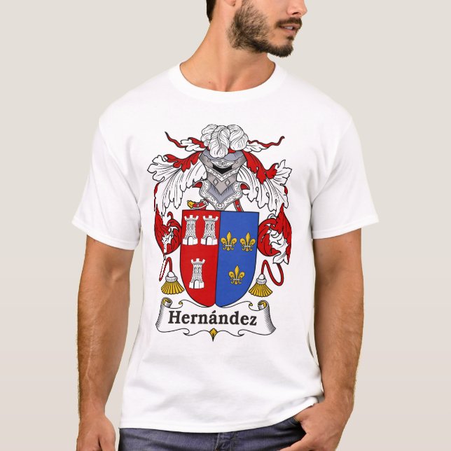 Manteau de famille de Hernandez de T-shirt de bras (Devant)