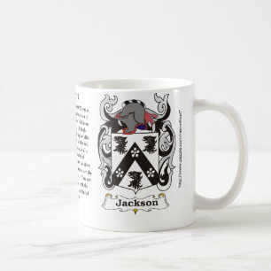 Manteau de famille de Jackson des bras une tasse