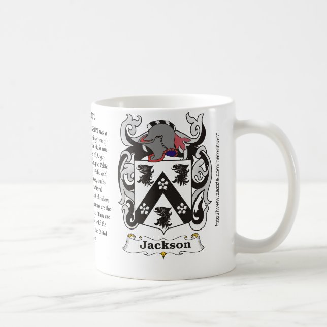 Manteau de famille de Jackson des bras une tasse (Droite)