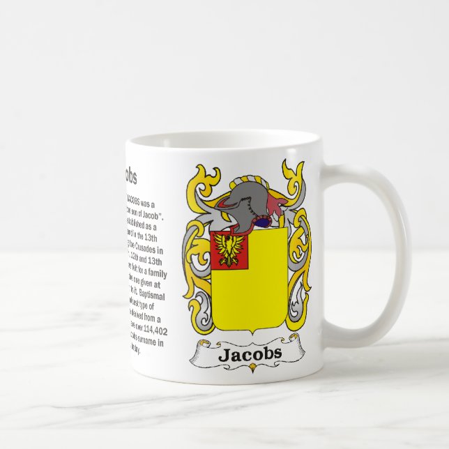 Manteau de famille de Jacobs de tasse de bras (Droite)
