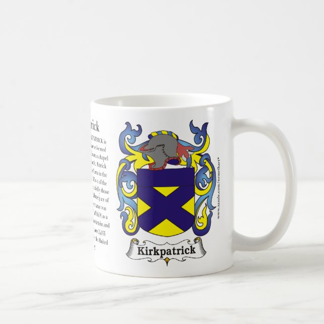 Manteau de famille de Kirkpatrick de tasse de bras (Droite)