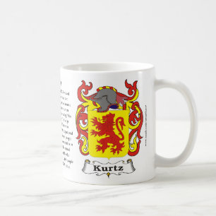 Manteau de famille de Kurtz de tasse de bras