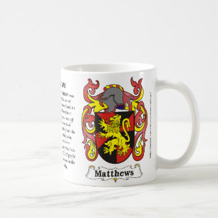 Manteau de famille de Matthews de tasse de bras