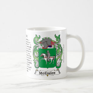 Manteau de famille de McGuire de tasse de bras