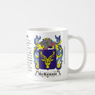 Manteau de famille de McKenzie de tasse de bras