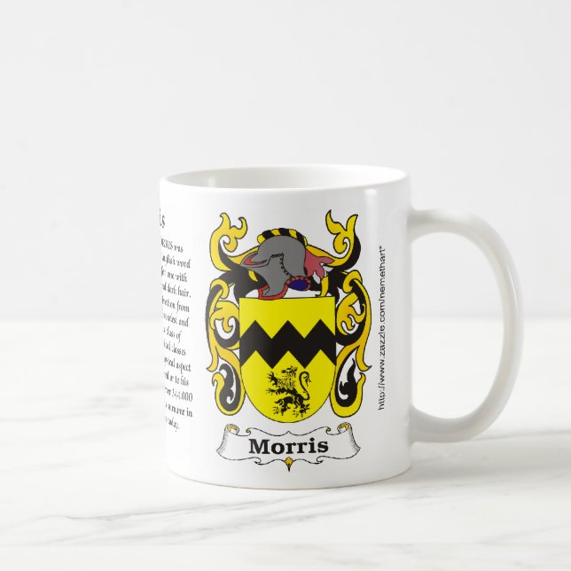 Manteau de famille de Morris de tasse de bras (Droite)