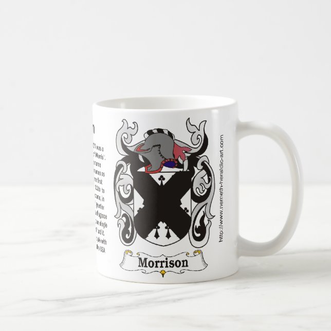 Manteau de famille de Morrison de tasse de bras (Droite)