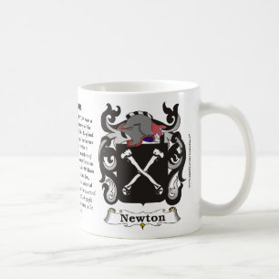 Manteau de famille de Newton de tasse de bras
