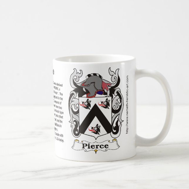 Manteau de famille de Pierce de tasse de bras (Droite)