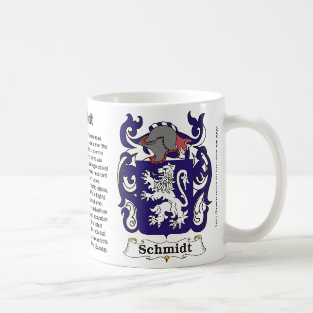 Manteau de famille de Schmidt de tasse de bras (Droite)