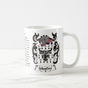 Manteau de famille de Shafer de tasse de bras