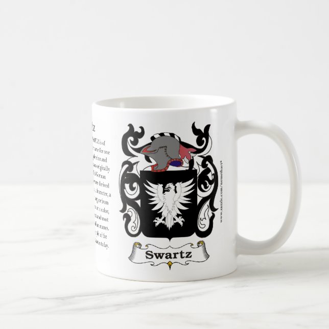Manteau de famille de Swartz de tasse de bras (Droite)