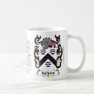 Manteau de famille de Sykes de tasse de bras