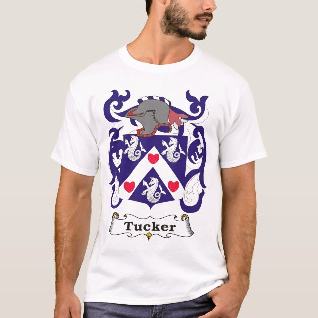 Manteau de famille de Tucker de T-shirt de bras (Devant)