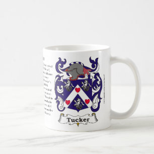 Manteau de famille de Tucker de tasse de bras