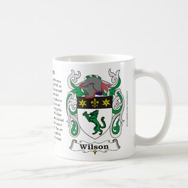 Manteau de famille de Wilson de tasse de bras (Droite)