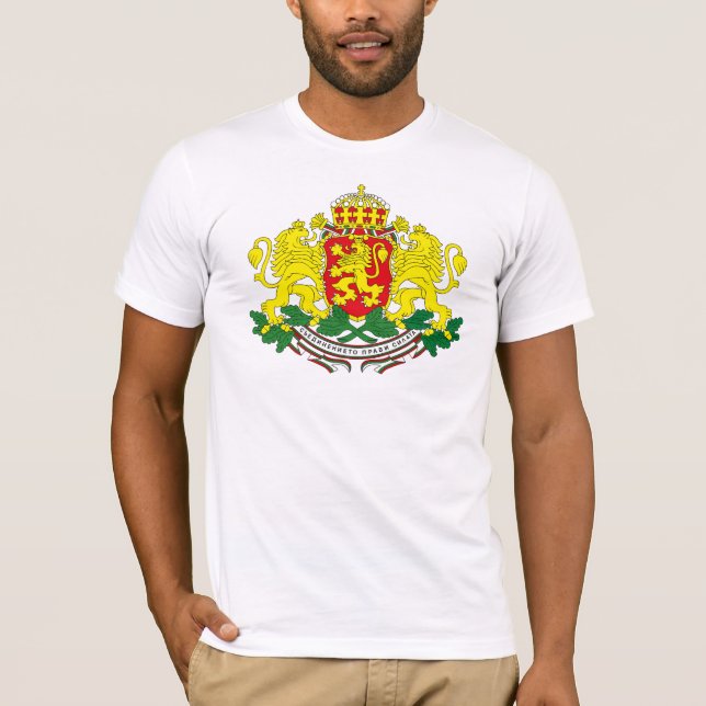 Manteau de la Bulgarie de T-shirt de bras (Devant)
