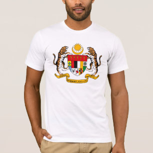 Manteau de la Malaisie de T-shirt de bras