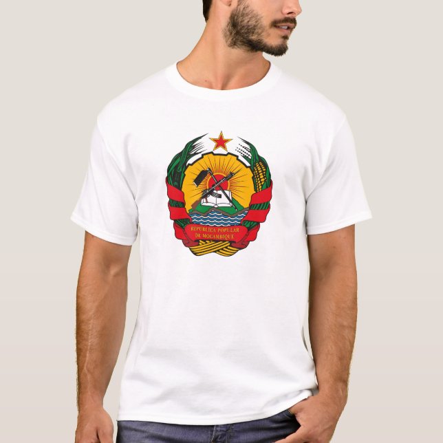Manteau de la Mozambique de T-shirt de bras (Devant)
