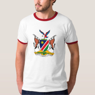 Manteau de la Namibie de T-shirt de bras
