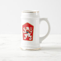 Manteau de la Tchécoslovaquie de tasse des bras
