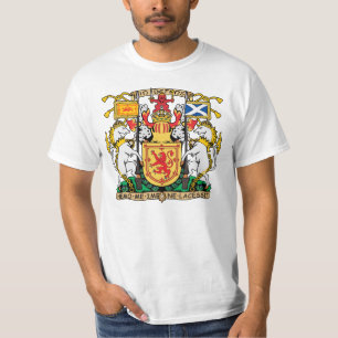 Manteau de l'Ecosse de T-shirt de bras