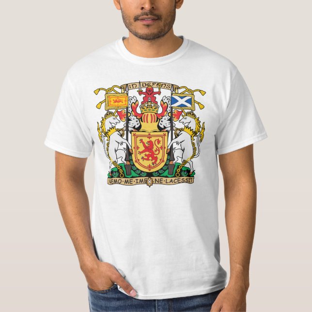 Manteau de l'Ecosse de T-shirt de bras (Devant)