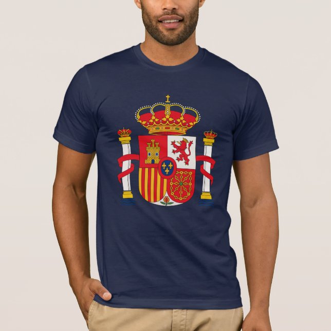 Manteau de l'Espagne de T-shirt de bras (Devant)