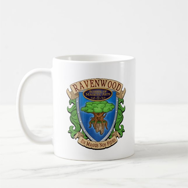 Manteau de Wizard101 Ravenwood de tasse de bras (Gauche)