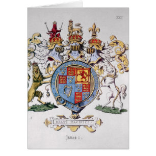 Manteau des bras du Roi James I de l'Angleterre