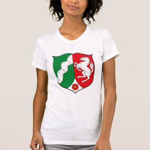 Manteau du Nordrhein-Westfalen de T-shirt de bras