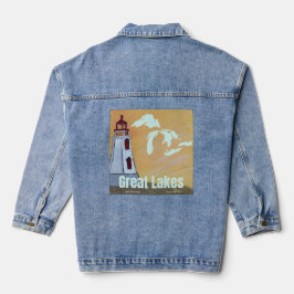 Manteau en denim Great Lakes Art à porter